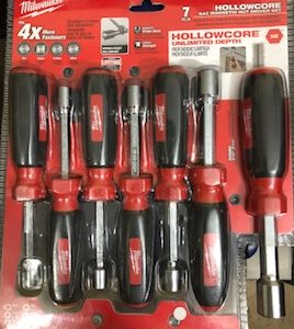 Milwaukee 48-22-2507 7 PC Magnetic Nut Driver Set