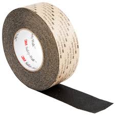 3M Safety-Walk 610 Anti-Slip Tape , 1 in x 60 ft, Black